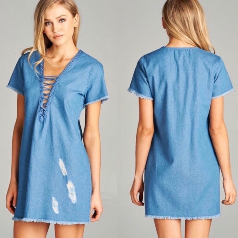 ACTIVE USA DENIM Women’s Mini Dress Size S